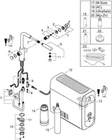 GROHE Blue Home Starter Kit Spültisch-Einhandmischer L-Auslauf mit Filterfunktion und Bluetooth/WIFI