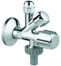 GROHE Kombi-Eckventil 22036 DN15 1/2''x3/8''x3/4'' selbstdichtend – Chrom