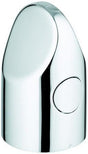 GROHE Temperaturwählgriff 47729 Chrom – Armaturengriff mit EcoButton und Long-Life Oberfläche