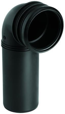 GROHE Ablaufbogen 42327 DN 80 mit Tiefenverstellung – PP, chrom, Ø 90 mm
