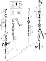GROHE Grandera 4-Loch-Wannenkombination – Chrom, SilkMove, eigensicher