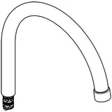 GROHE Auslauf 13240 – Schwenkbarer Rohrauslauf mit 90° Anschlagbegrenzung, Chrom