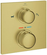 GROHE Allure Thermostat-Wannenbatterie Fertigmontageset cool sunrise gebürstet