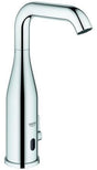 GROHE Essence E Infrarot-Elektronik Waschtisch-Armatur mit Mischung & Temperaturbegrenzer, 6V Batterie, Chrom