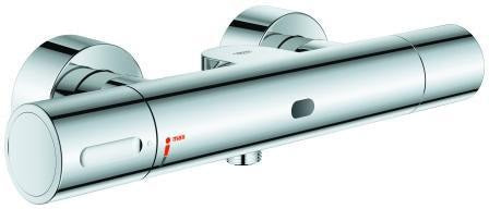 GROHE Eurosmart CE Special Infrarot-Brausebatterie mit Thermostat und 6V Batterie, Chrom