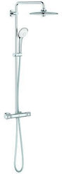 GROHE Euphoria 260 Duschsystem mit Thermostatbatterie, CoolTouch Chrom, Wandmontage