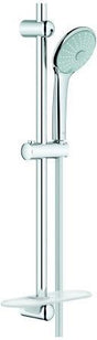 GROHE Euphoria 110 Massage Brausegarnitur 600 mm mit 3 Strahlarten und Seifenschale in Chrom