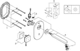 GROHE Eurosmart CE Infrarot-Elektronik für Waschtisch-Wandarmatur, ohne Mischung, 230V, chrom