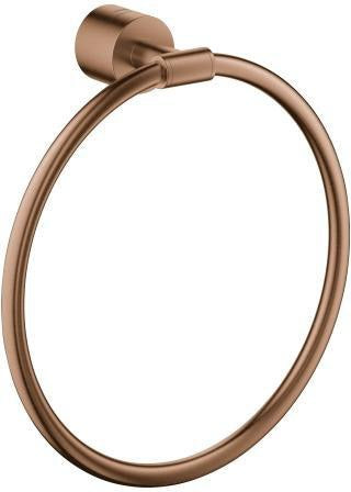 GROHE Handtuchring Atrio 40887 – Verchromter Wand-Handtuchring mit verdeckter Befestigung