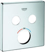 GROHE Rosette 49039 für SmartControl Unterputz-Thermostat mit 2 Absperrventilen, eckig, Chrom