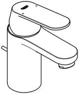 GROHE Eurosmart Cosmopolitan Einhand-Waschtischbatterie EcoJoy 5,7 l/min Chrom