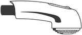 GROHE Spülbrause 46312 für Zedra/Europlus – Umstellung Mousseur/Brausestrahl, Antikalk, chrom/grau