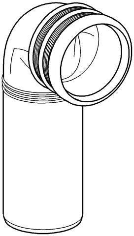 GROHE Ablaufbogen 42327 DN 80 mit Tiefenverstellung – PP, chrom, Ø 90 mm