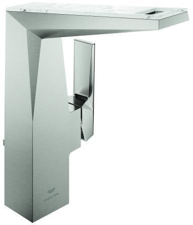 GROHE Allure Brilliant Private Collection Einhand-Waschtischbatterie L-Size mit White Attica Caesarstone Einlage