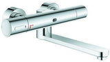 GROHE Eurosmart CE Special L-Size Infrarot-Waschtischarmatur mit Thermostat und 6V Batterie, Chrom