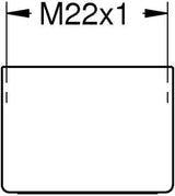 GROHE Strahlregler 46724 chrom – M22 x 1,0 Innengewinde, Long-Life Oberfläche