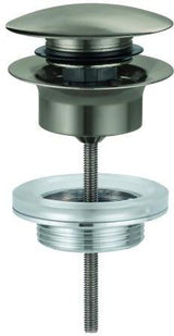 GROHE Ablaufgarnitur 65807 mit Klickverschluss – satin graphite, für Waschtische