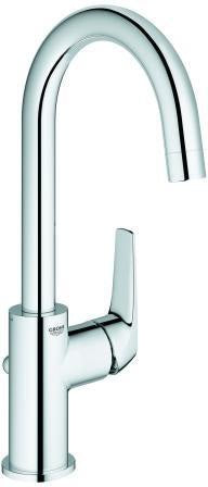 GROHE BauFlow Einhand-Waschtischbatterie L-Size Chrom – SmoothControl & EcoJoy