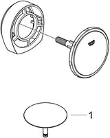 GROHE Talentofill Wannenfüll-/Ab-/Überlaufgarnitur 19952 FMS in Chrom