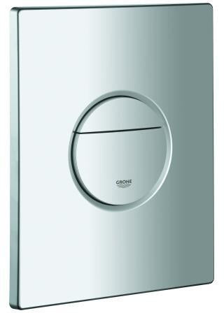 GROHE Abdeckplatte 42375 mit Drucktaste – Chrom, WC-Betätigung