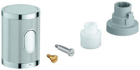GROHE Absperrgriff 49160 für Grohtherm 1000 Performance – Chrom, mit FlowControl Button