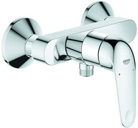GROHE Euroeco EH-Brausebatterie eigensicher Wandmontage Chrom – 1/2″ Einhandmischer
