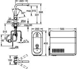 GROHE Blue Home Starter Kit Spültisch-Einhandmischer L-Auslauf mit Filterfunktion und Bluetooth/WIFI