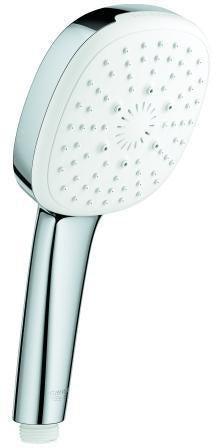 GROHE Tempesta Cube 110 Handbrause mit 3 Strahlarten, SmartSwitch und SpeedClean Antikalk-System in Chrom