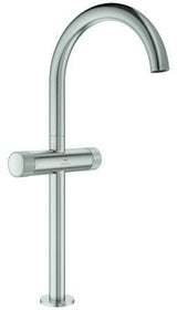 GROHE Atrio Private Collection Waschtisch-Einlochbatterie XL-Size mit Knopfbetätigung in Chrom