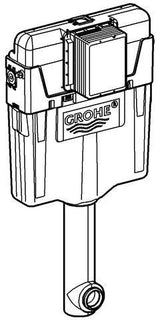 GROHE WC-Spülkasten GD 2 Wandeinbau 6–9 l einstellbar mit Start/Stopp- oder 2-Mengen-Funktion