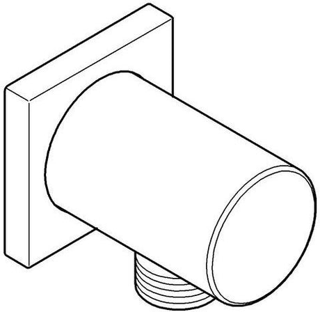 GROHE Rainshower Wandanschlussbogen 27076 mit Außengewinde und Rückstromsicherung in Chrom