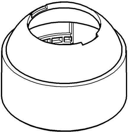 GROHE Kappe 46025 in Chrom – passend für Minta Einhand-Spültischbatterie und Minta Touch