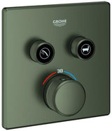 GROHE Grohtherm SmartControl Thermostat 29124 eckig 2 Absperrventile chrom