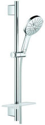 GROHE Rainshower SmartActive 130 Brausestangenset 600 mm Chrom – 3 Strahlarten, DreamSpray, SpeedClean