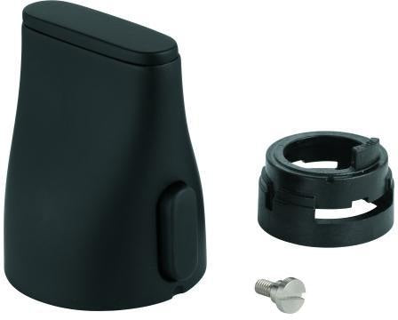 GROHE Temperaturwählgriff 47798 Chrom – Messing verchromt mit 38 °C Temperatursperre