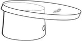 GROHE Glashebel 46483 für Taron EH-Wannenkombination – Chrom/Clear Crystal