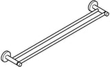 GROHE Essentials Doppel-Badetuchhalter 654 mm Metall matt black – verdeckte Befestigung