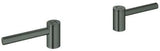 GROHE Hebelgriff 18027_3 für Atrio – 2er-Set in supersteel mit H/C-Markierung