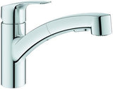GROHE Eurosmart Spültisch-Einhandmischer mit ausziehbarem Auslauf und Dual-Spülbrause in Chrom