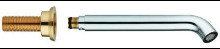 GROHE Auslauf 48638 mit Mousseur, Ausladung 180 mm, L-Form, chrom