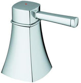 GROHE Griff 48198 Grandera Markierung rot – Ersatzgriff in Chrom/Gold