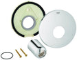 GROHE Rosette 46904 Chrom – Fertigmontageset für Einhand-Brausebatterie, 150 mm, QuickFix
