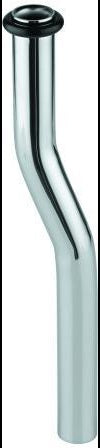 GROHE Urinal-Spülrohr 37037 – 200 mm Messing verchromt mit Kröpfung 20 mm