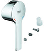 GROHE Hebel 46982 Chrom – Metallgriff für 35 mm Kartusche mit rot/blauer Temperaturanzeige