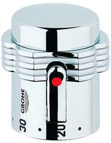GROHE Clova Temperaturwählgriff 47256 – Chrom/Mattchrom mit SafeStop 38°C