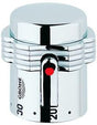 GROHE Clova Temperaturwählgriff 47256 – Chrom/Mattchrom mit SafeStop 38°C