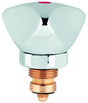 GROHE Oberteil 11049 DN 10 Trecorn-de-Luxe Griff Markierung rot – Long-Life Oberfläche