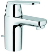 GROHE Eurosmart Cosmopolitan Einhand-Waschtischbatterie Niederdruck Chrom – mit Zugstangen-Ablaufgarnitur
