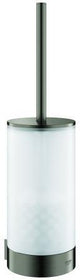 GROHE Selection WC-Bürstengarnitur Glas/Chrom – Wandmontage mit verdeckter Befestigung