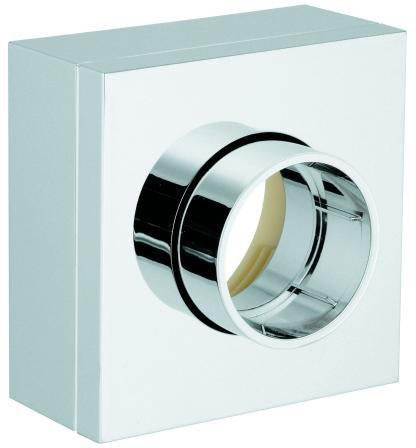 GROHE S-Anschluss 47824 Chrom – 1/2" x 3/4" mit Schalldämpfer & Rosette